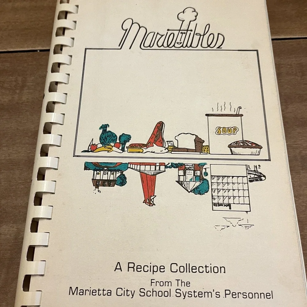 VTG Mariettibles Cookbook Marietta Georgia City Schools Recipe Collection Comb
